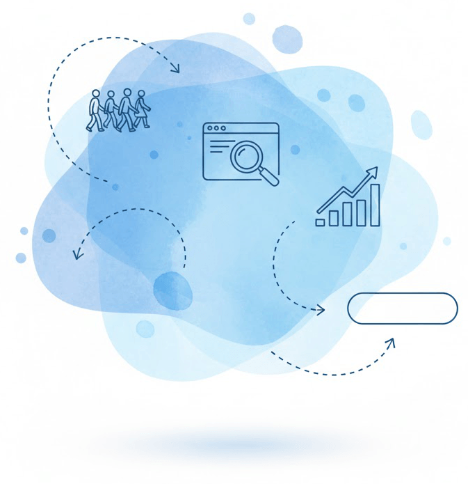 Ilustracja procesu dostępności cyfrowej - wariant 1